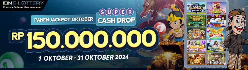 Super Cash Drop Panen Jackpot Oktober